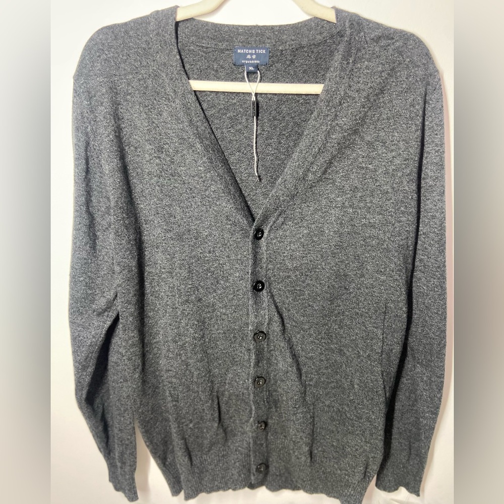 Classic Gray Women's Cardigan Sweater